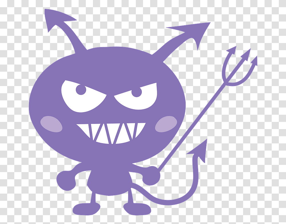 Clipart Purple Devil Head Clipart, Symbol, Emblem, Weapon, Weaponry Transparent Png