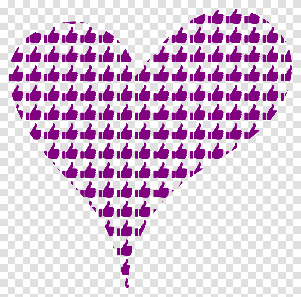 Clipart Purple Heart Vector Clipart Purple Thumbs Up, Rug Transparent Png