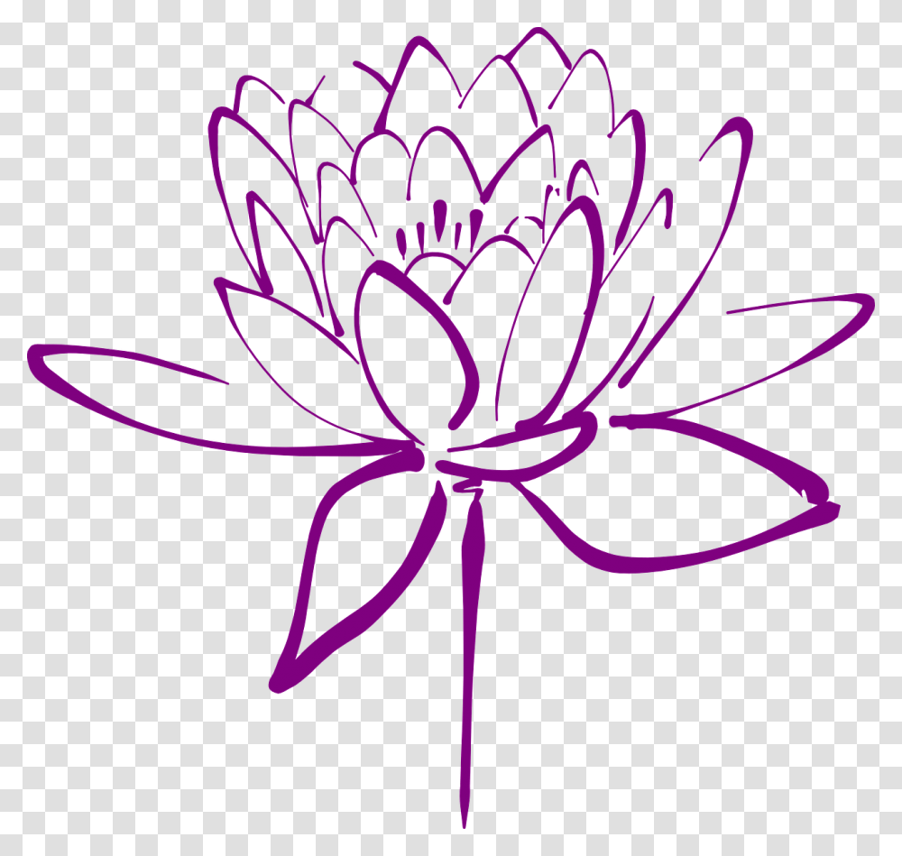Clipart Purple Lotus Flower, Pattern, Spider, Invertebrate, Animal Transparent Png