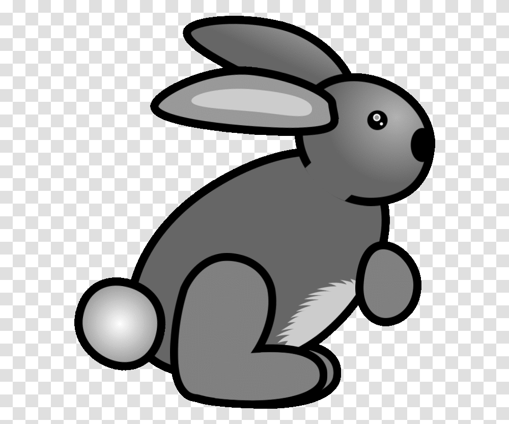 Clipart Rabbit Garden Free For Download Rabbit Clip Art Gif, Lamp, Animal, Mammal, Rodent Transparent Png
