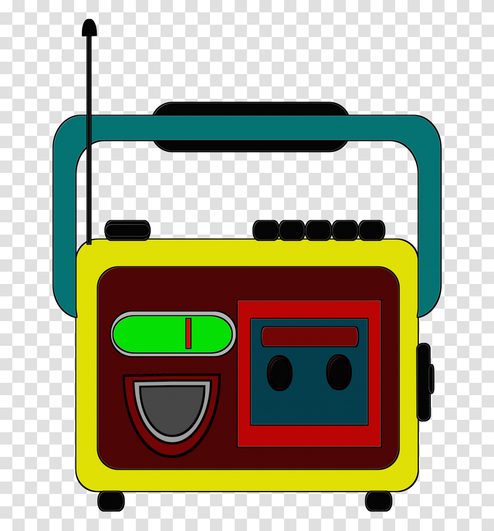 Clipart Radio And Tape Together Free Image, Electronics, Cassette Player, Tape Player, Fire Truck Transparent Png
