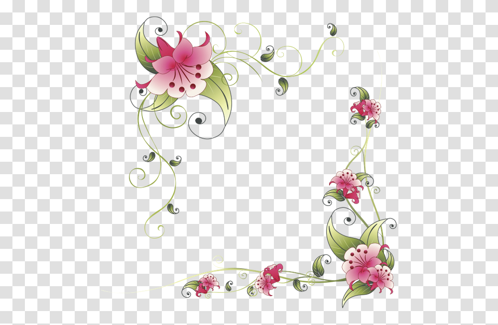 Clipart Rahmen Blumen Border Design, Floral Design, Pattern, Bracelet Transparent Png
