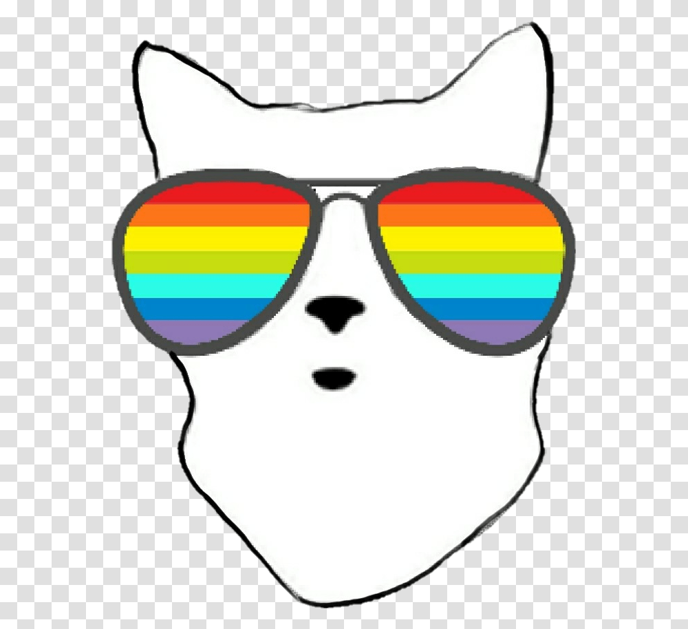 Clipart Rainbow Sunglasses Illustration, Accessories, Accessory, Goggles, Face Transparent Png