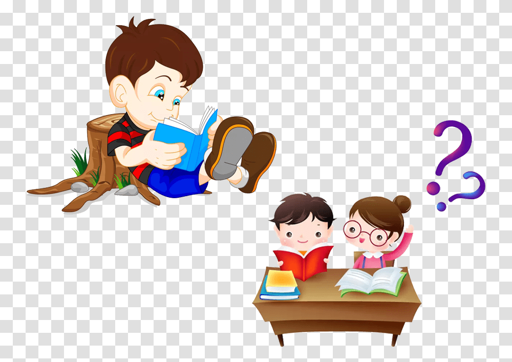Clipart Reading Read Book Boy Reading A Book Clipart, Person, Human Transparent Png