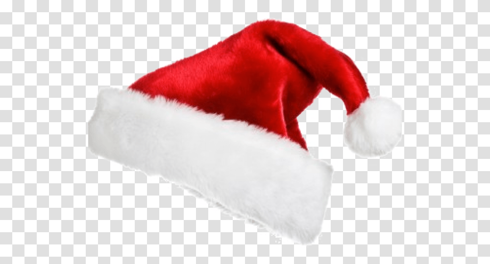 Clipart Red Santa Hat Santa Hat, Apparel, Fur, Christmas Stocking Transparent Png