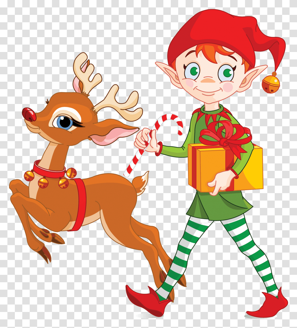 Clipart Reindeer Elf Christmas Elf Download Full Christmas Elf Clipart, Person, Human, Performer, People Transparent Png
