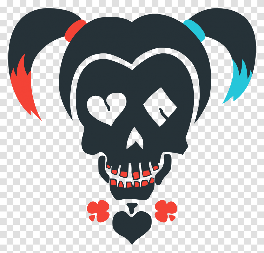 Clipart Resolution Harley Quinn Logo Suicide Squad, Poster, Advertisement, Head Transparent Png
