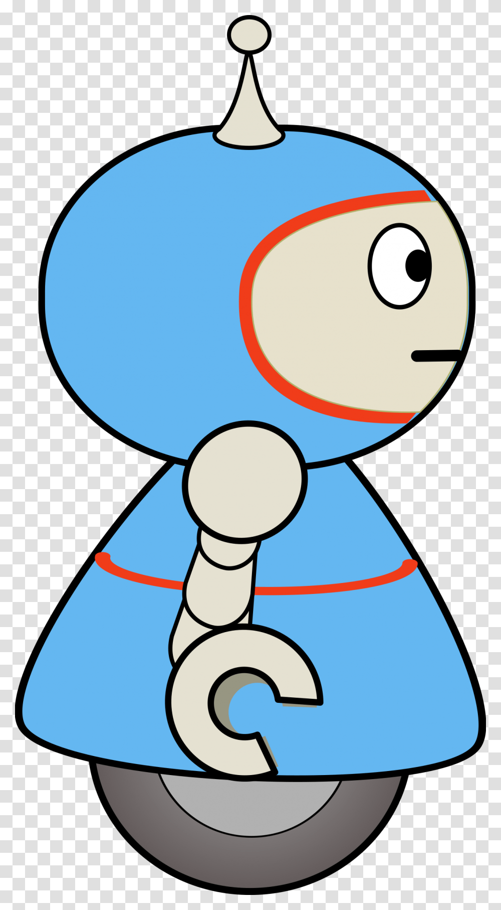 Clipart Robot Clipart Side View, Rattle, Magnifying, Sphere Transparent Png