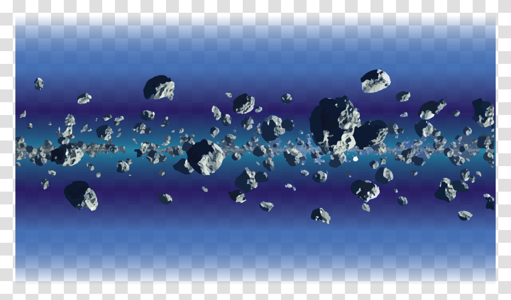 Clipart Rocket Blasting Off Floating Rocks In Space, Nature, Outdoors, Water Transparent Png