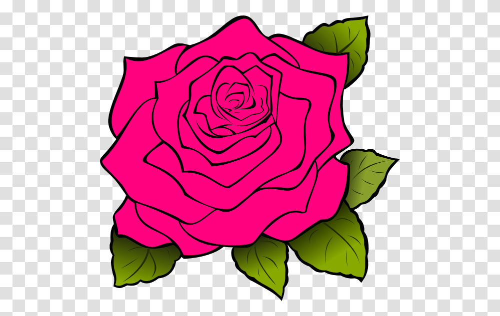 Clipart Rose Pink Pink Rose Cartoon, Flower, Plant, Blossom, Spiral Transparent Png