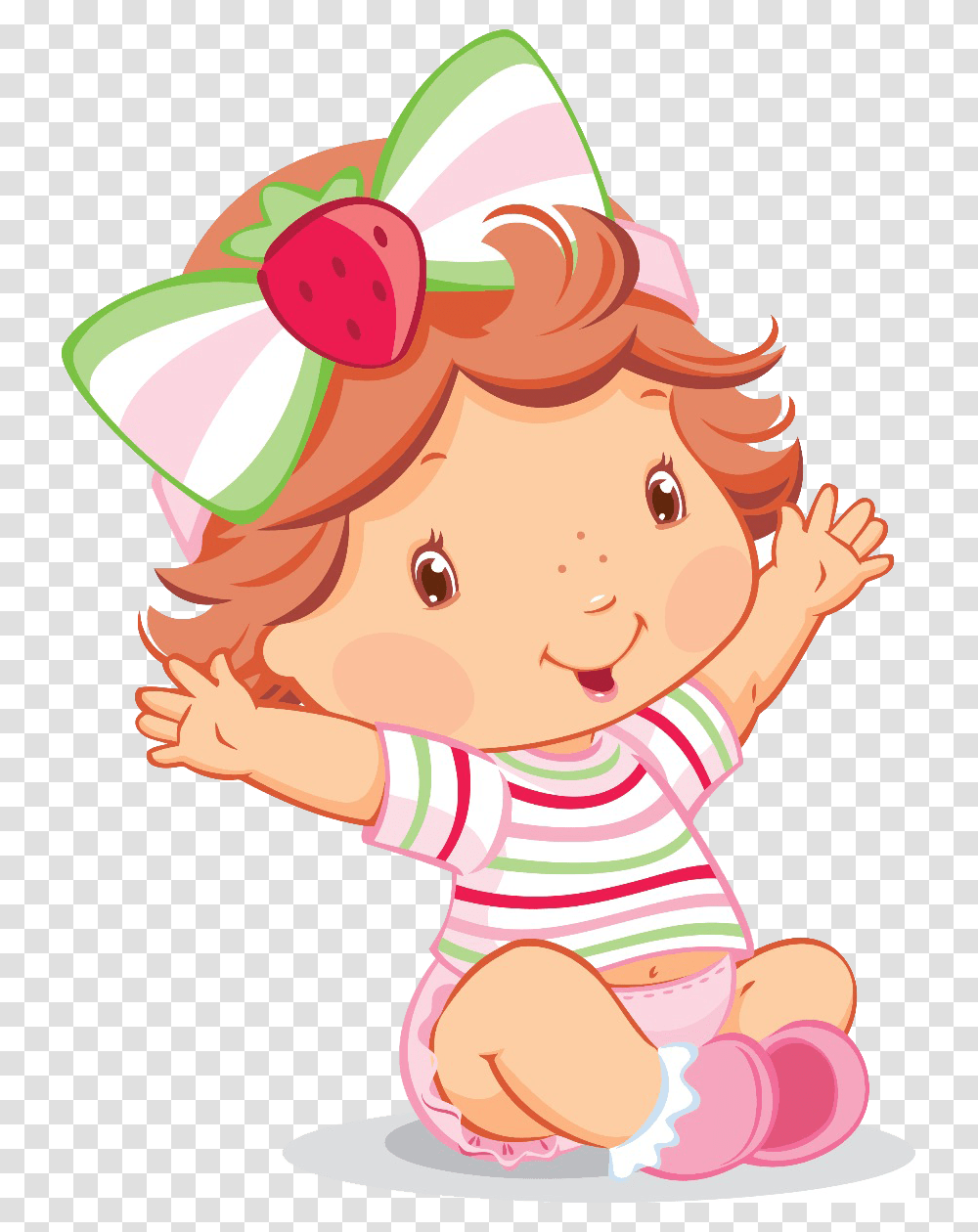 Clipart Royalty Free Baby Fiesta Huge Strawberry Shortcake Baby, Apparel, Person, Human Transparent Png