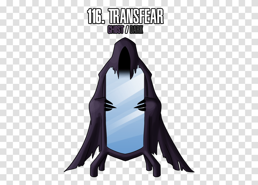 Clipart Royalty Free Library Dementor Drawing Creepy Ghost Fakemon, Apparel, Bird, Animal Transparent Png