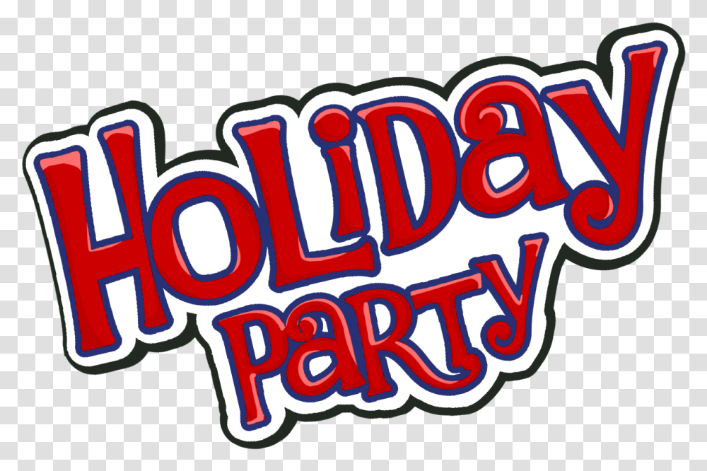 Clipart Royalty Free Library Holiday Party Clipart, Label, Logo Transparent Png