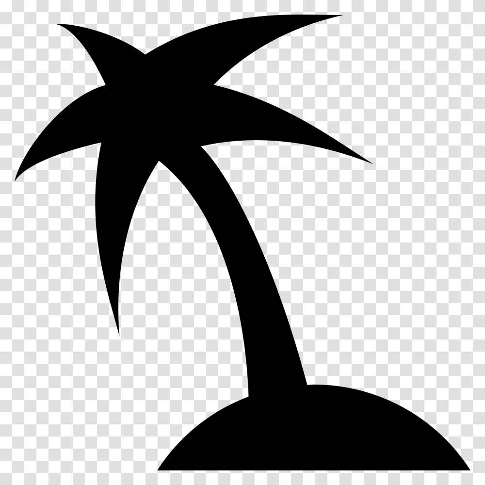 Clipart Royalty Free Library Shapes Svg Palm Tree Palm Tree Symbol, Gray, World Of Warcraft Transparent Png