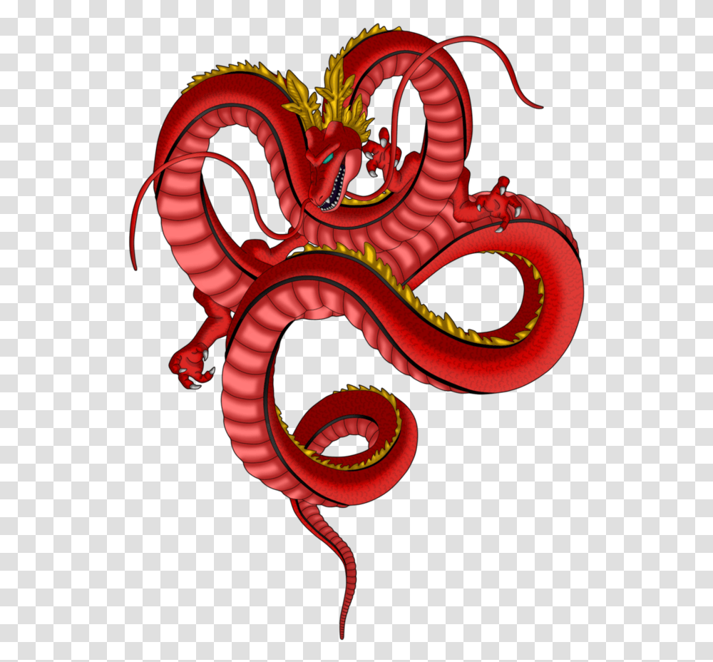 Clipart Royalty Free Red Dragon By Byceci Dragon Ball Z Shenlong Rojo, Octopus, Invertebrate, Sea Life, Animal Transparent Png