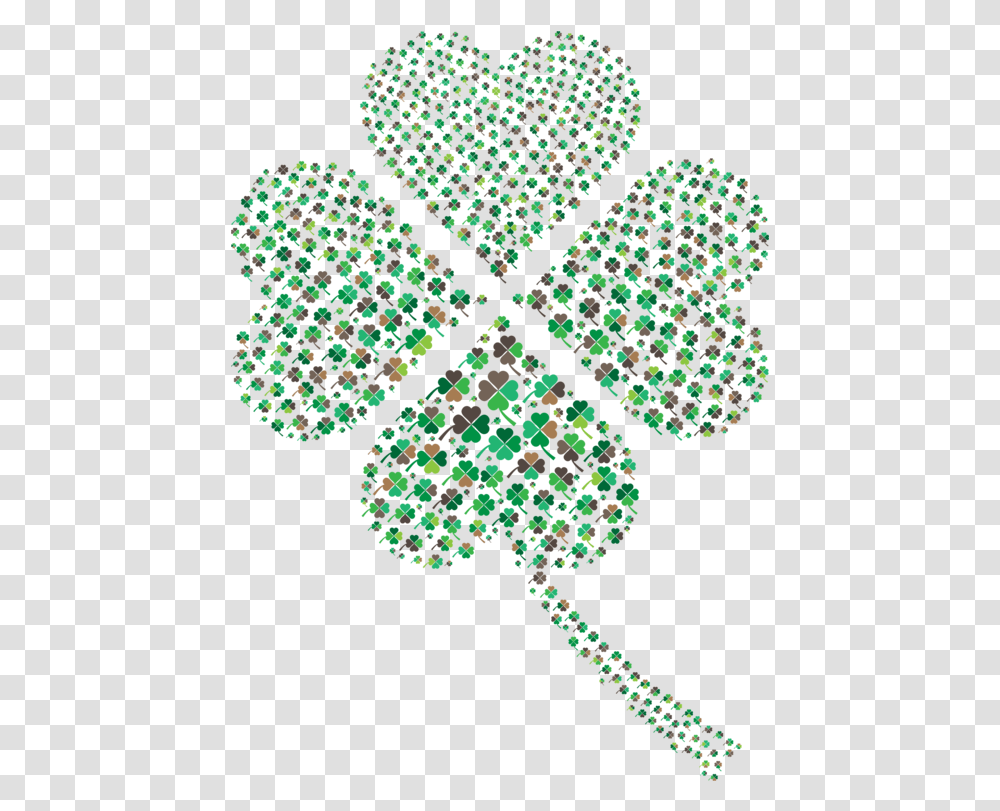 Clipart Royalty Free Svg Background Four Leaf Clover, Green, Pattern, Ornament, Path Transparent Png