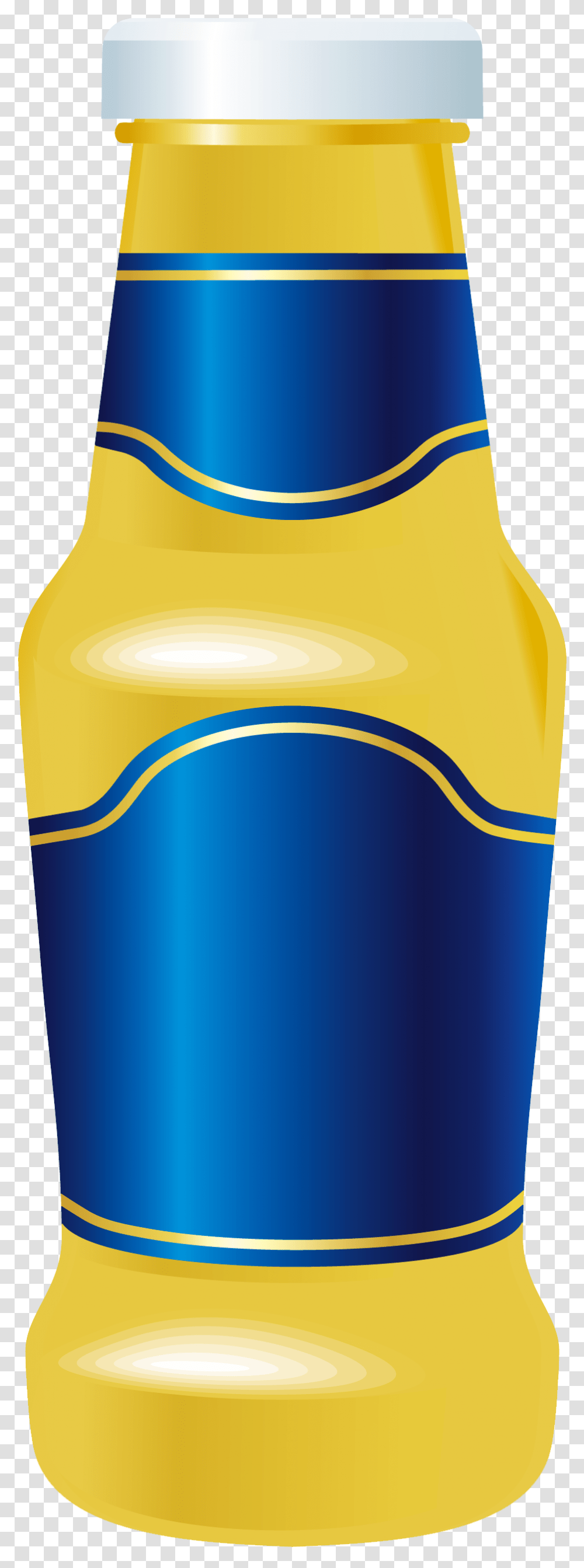 Clipart School Water Bottle Mustard Bottle, Beverage, Drink, Tin, Food Transparent Png