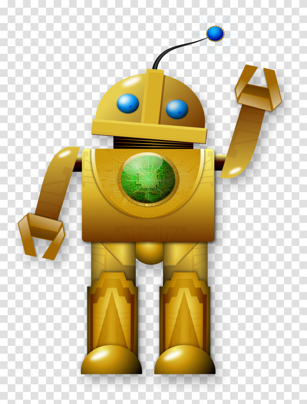 Clipart Science Robot Friendly Robot, Lamp, Toy Transparent Png