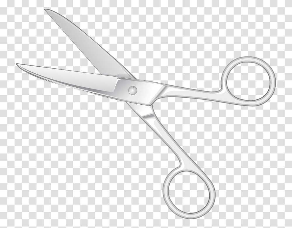 Clipart Scissors Black Background, Blade, Weapon, Weaponry, Shears Transparent Png