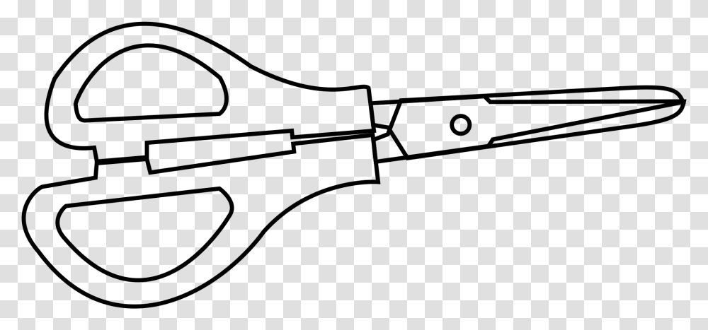 Clipart Scissors Drawing Sketch, Gray, World Of Warcraft Transparent Png