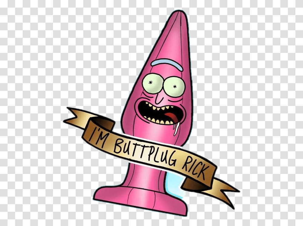 Clipart Sex Rick And Morty Butt Plug, Apparel, Hat, Party Hat Transparent Png