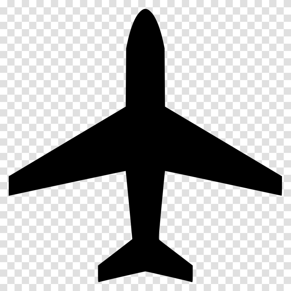 Clipart Shapes Airplane Airplane Mode Icon, Cross, Aircraft, Vehicle Transparent Png