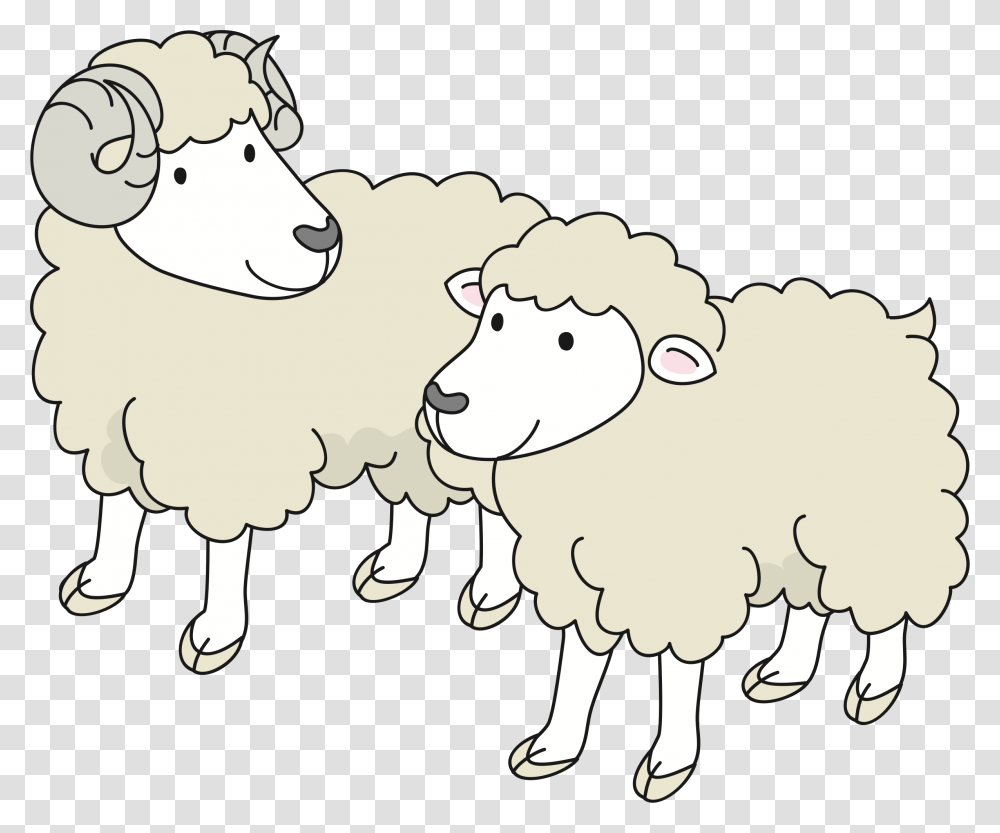 Clipart Sheep Sheep Clipart, Mammal, Animal Transparent Png
