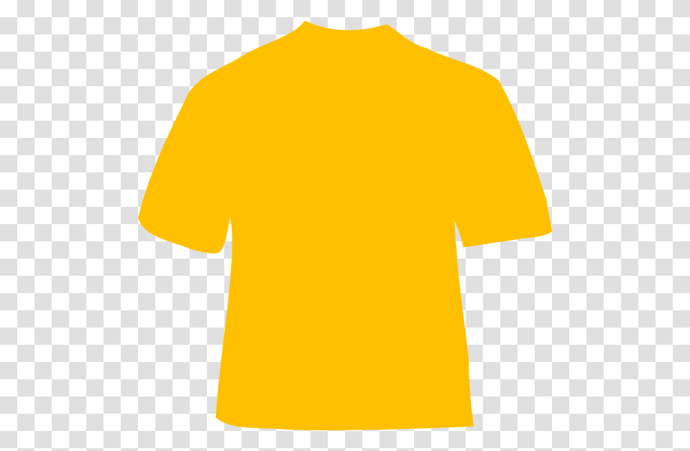 Clipart Shirt Orange Shirt Yellow Gold Shirt Template, Apparel, T-Shirt, Sleeve Transparent Png
