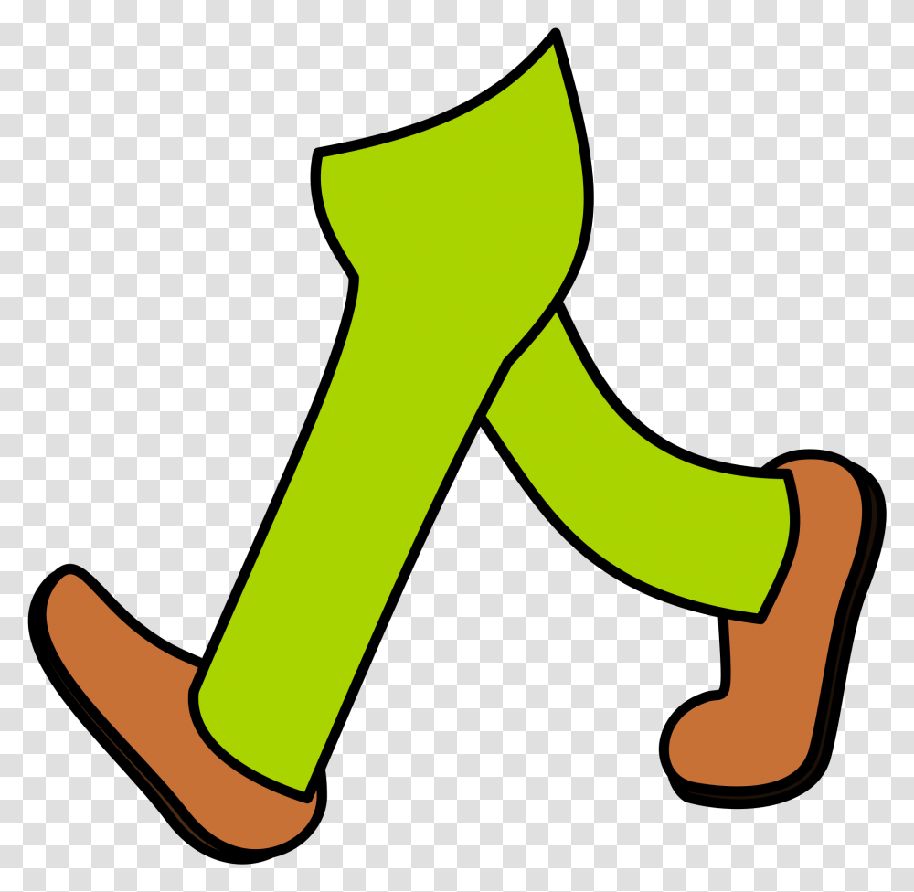 Clipart Shoes Animated Cartoon Legs, Axe, Tool, Hammer, Hand Transparent Png
