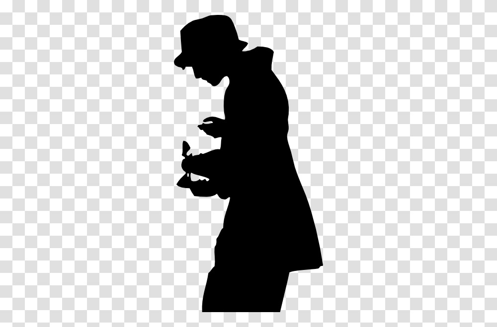 Clipart Silhouette Of A Person, Human, Stencil, Kneeling Transparent Png