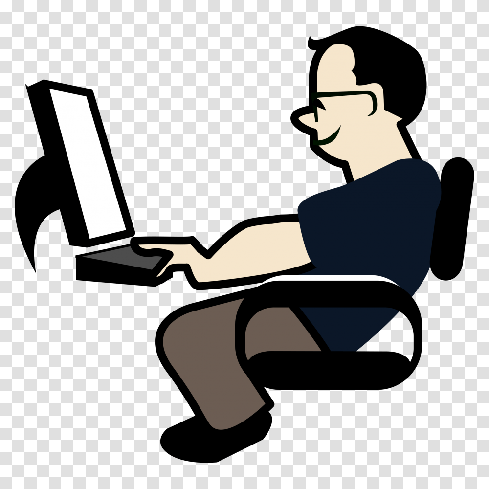 Clipart, Sitting, Person, Human, Axe Transparent Png