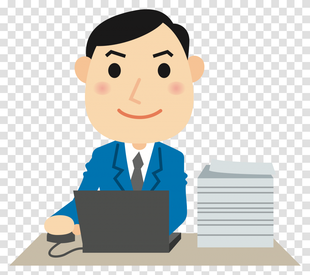 Clipart, Sitting, Reading, Tie Transparent Png