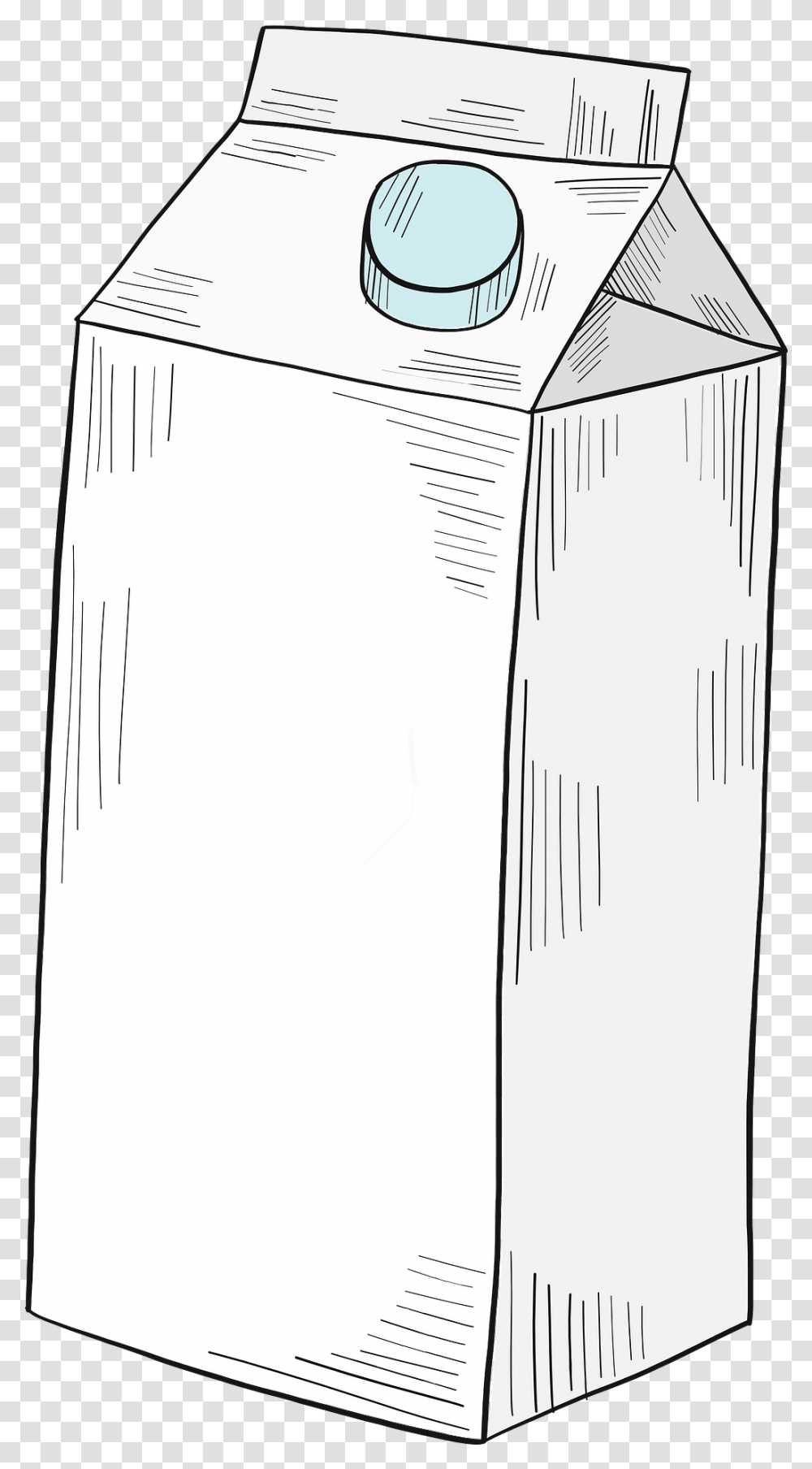 Clipart Sketch, Box, Furniture, Carton, Cardboard Transparent Png