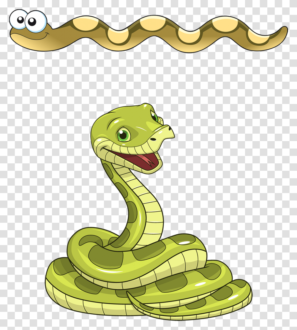 Clipart Snake Anaconda Snake Cartoon, Reptile, Animal, Cobra Transparent Png