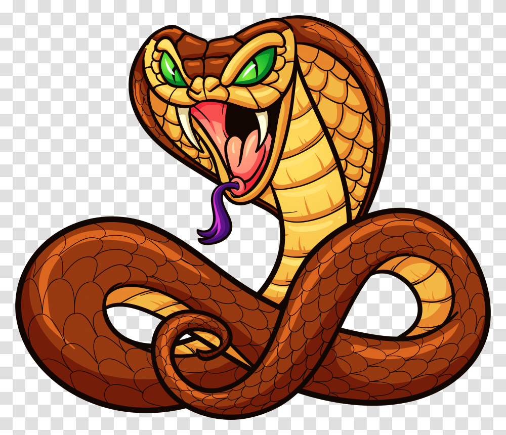 Clipart Snake Cartoon Snake Clipart, Dragon, Reptile, Animal, Cobra Transparent Png