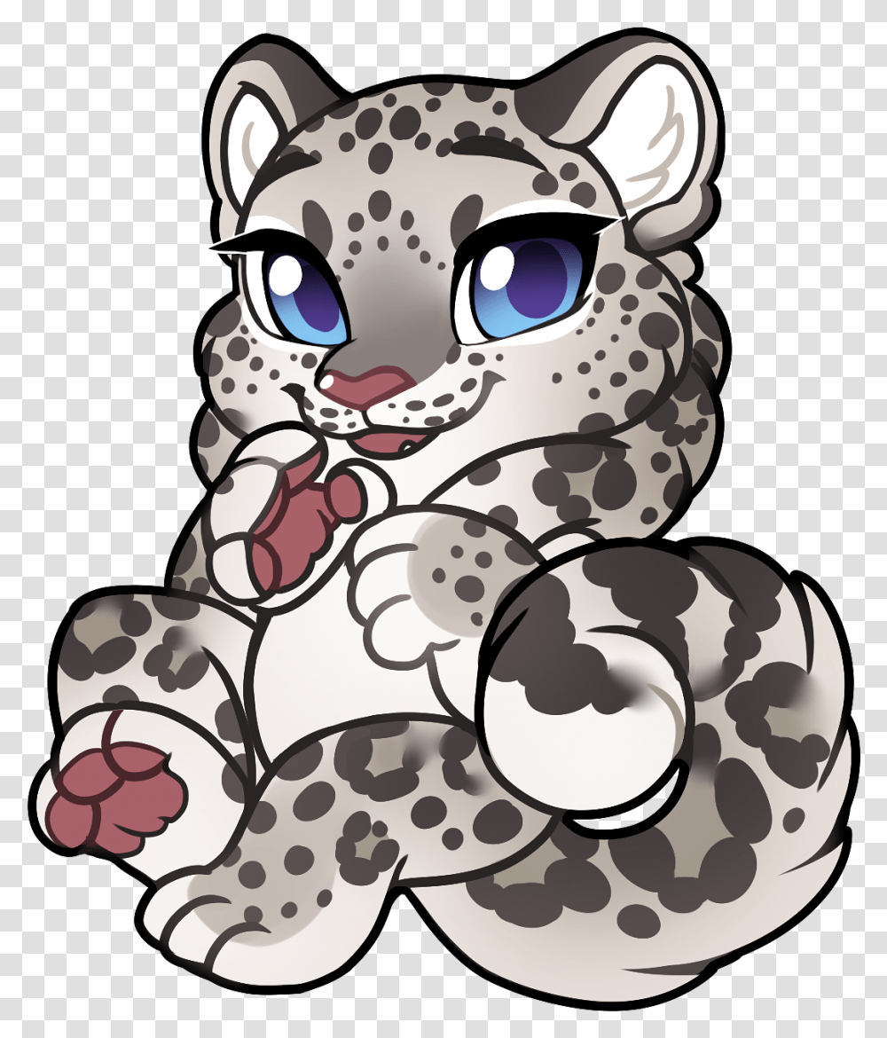 Clipart Snow Snow Leopard, Doodle, Drawing, Animal Transparent Png