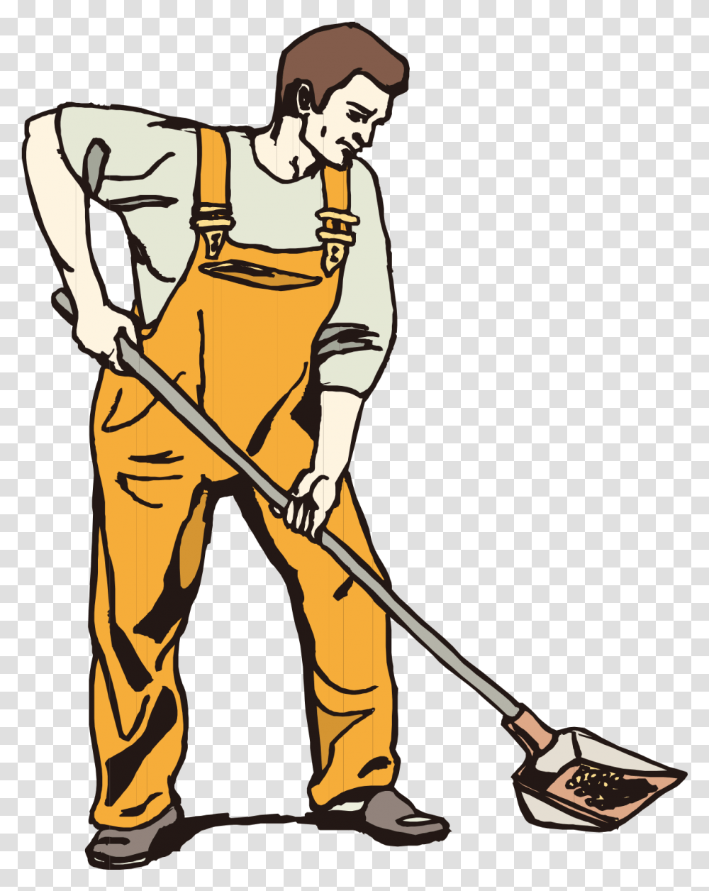 Clipart Snow Snow Plowing Shovel, Person, Cleaning, Costume, Ninja Transparent Png