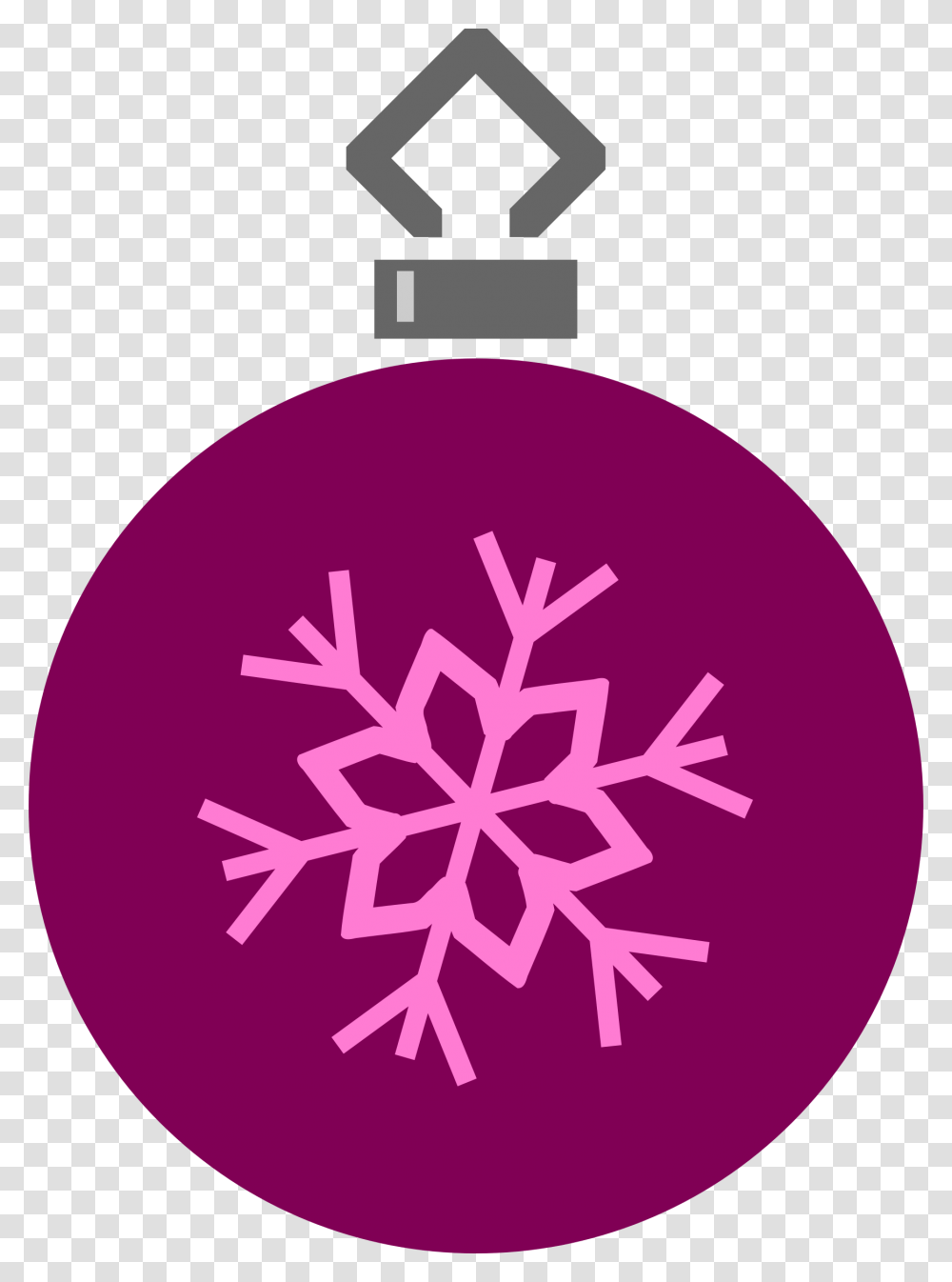 Clipart, Snowflake, Purple, Ornament Transparent Png