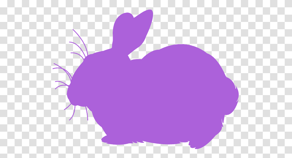 Clipart Solid Color Silhouette Bunnies, Mammal, Animal, Rodent, Rabbit Transparent Png