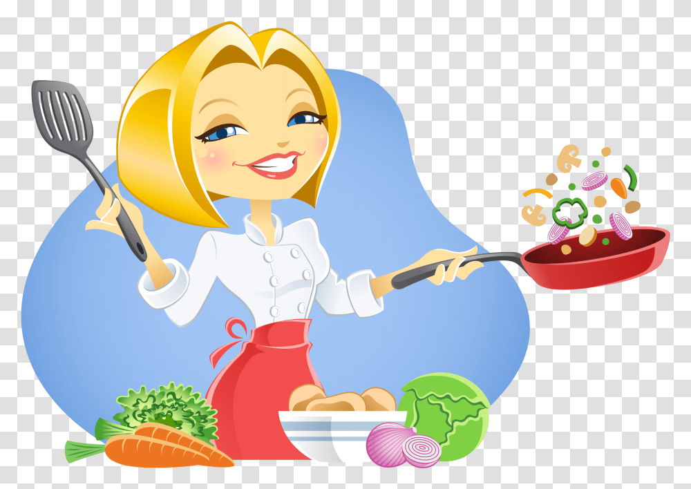 Clipart Source Lady Chef Clipart, Outdoors, Drawing, Meal, Food Transparent Png