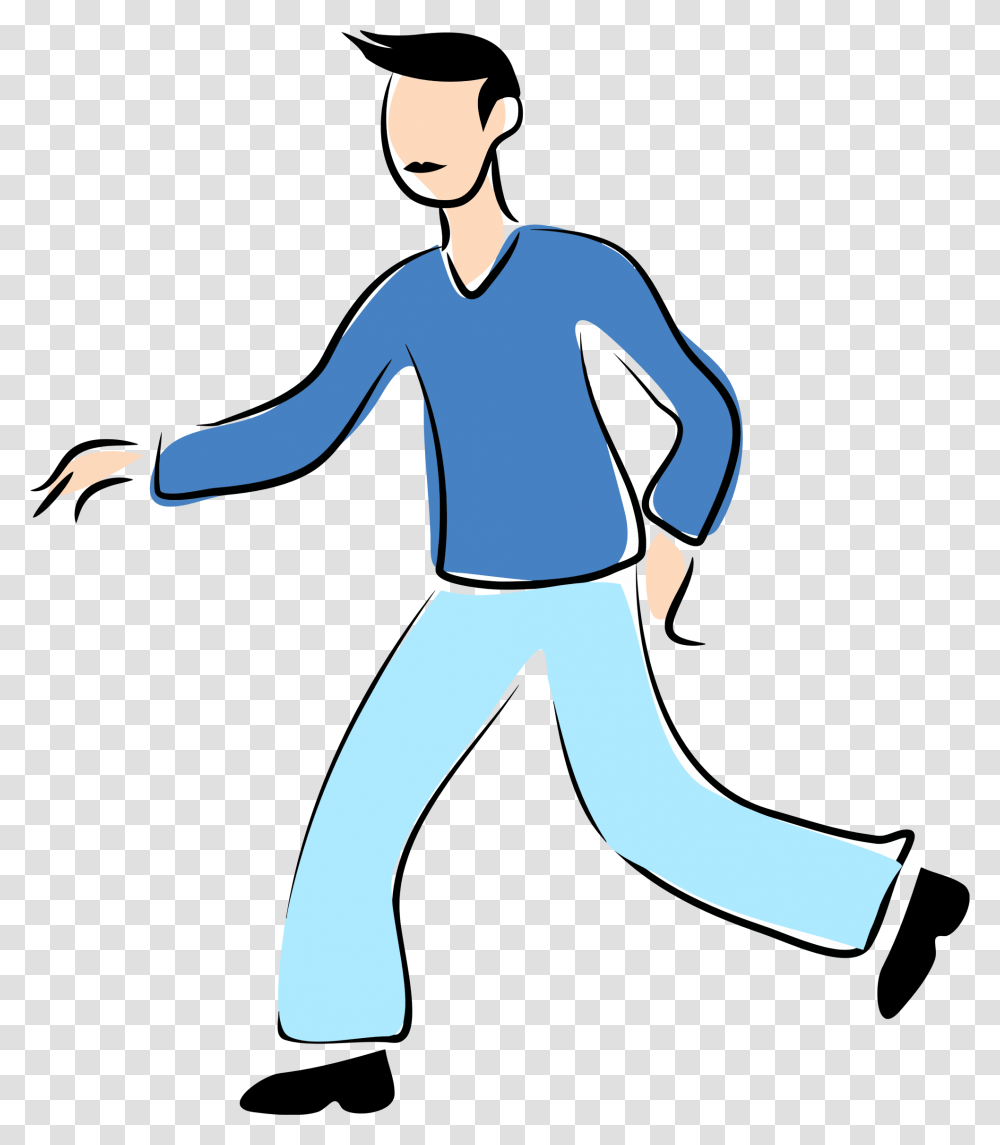 Clipart, Standing, Person, Walking, Sleeve Transparent Png