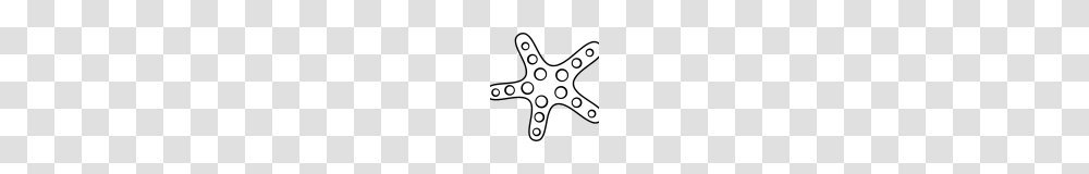 Clipart Starfish Clipart Black And White Clipart Black And White, Scissors, Blade, Weapon, Weaponry Transparent Png