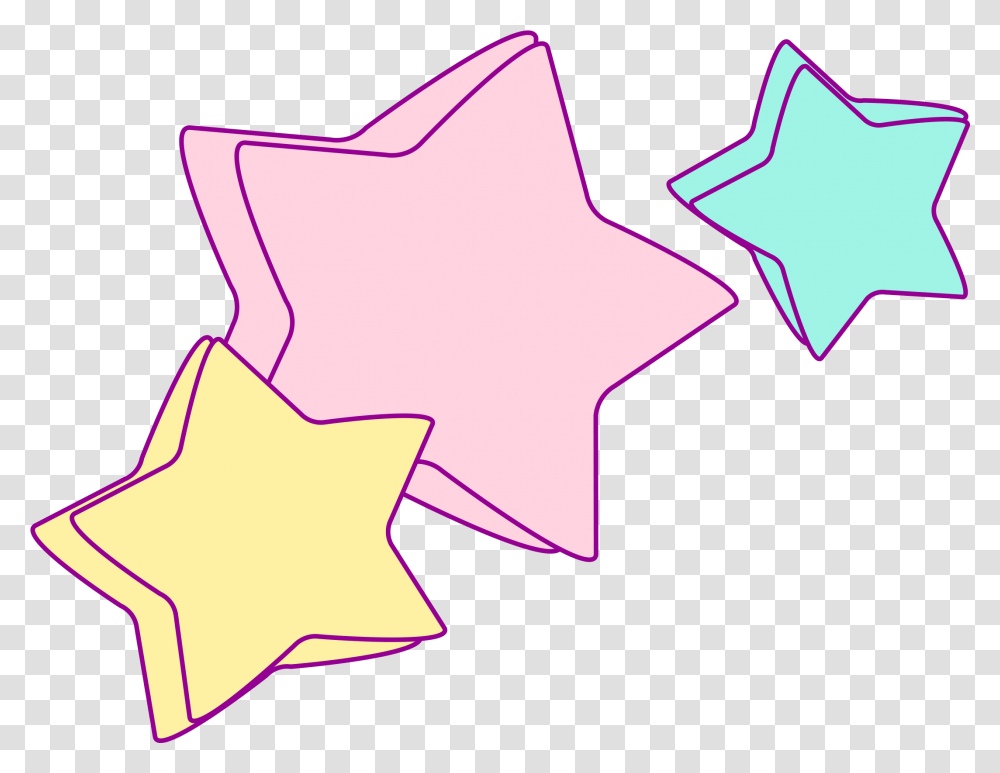 Clipart Stars Accent Free Unicorn Stars Clipart, Symbol, Star Symbol, Axe, Tool Transparent Png