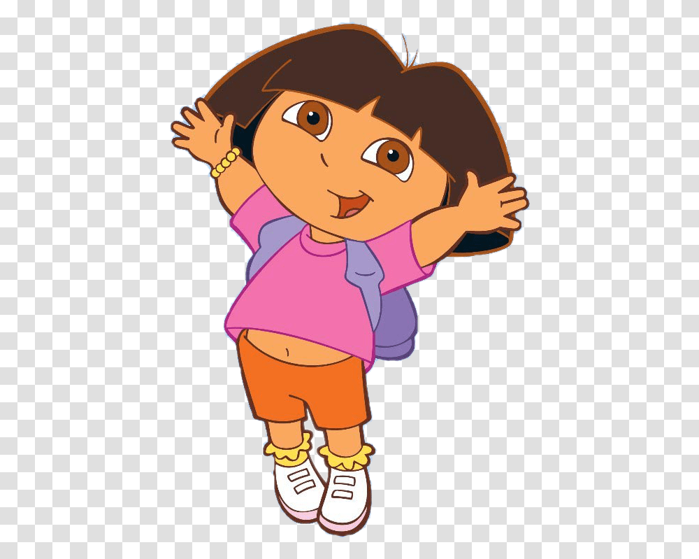 Clipart Stars Dora Dora The Explorer, Person, Female, Girl, Face Transparent Png