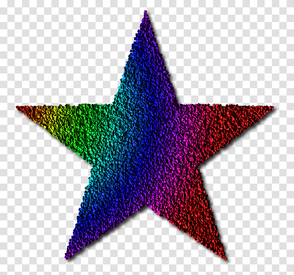 Clipart Stars Shining Star Rainbow Star Clipart, Symbol, Star Symbol, Person, Human Transparent Png