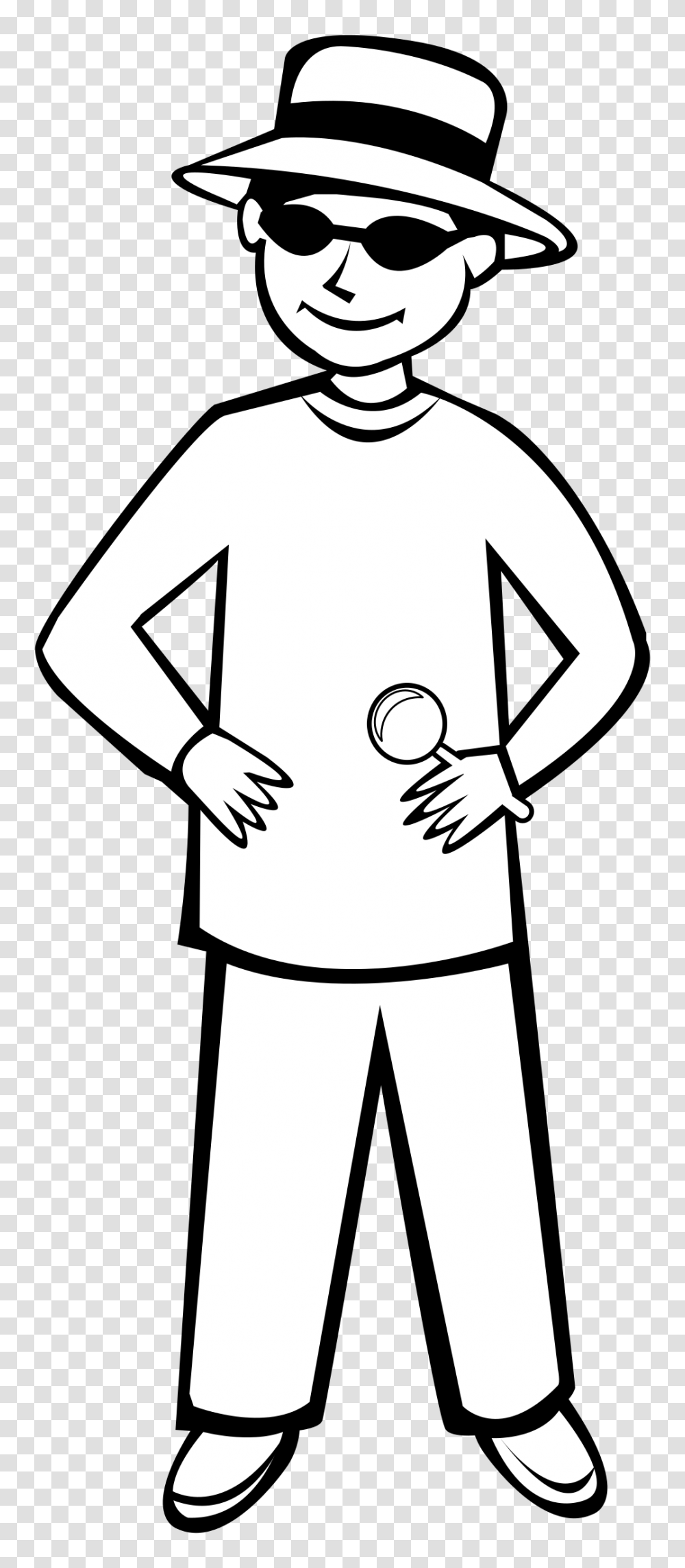 Clipart, Stencil, Person, Sunglasses Transparent Png