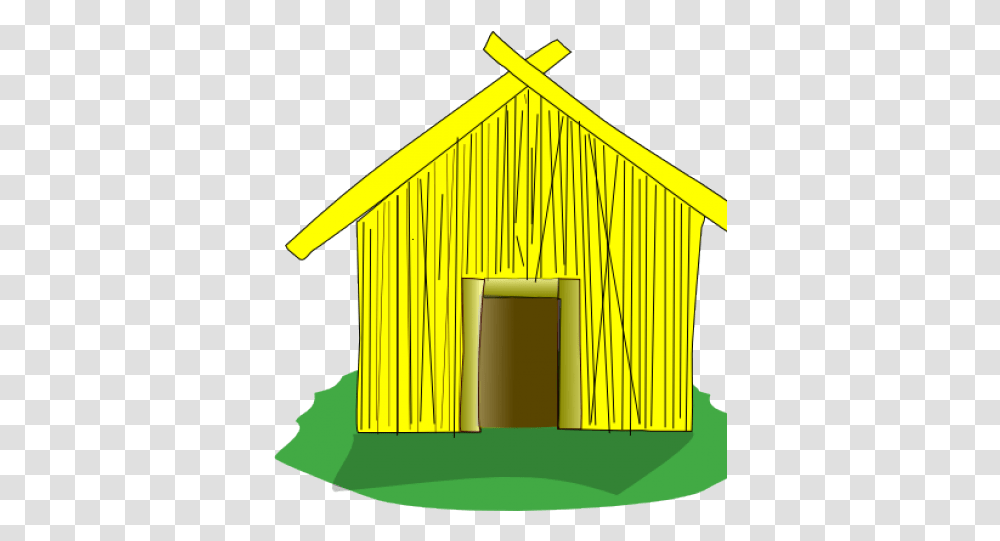 Clipart Straw House, Dog House, Den, Gate, Construction Crane Transparent Png