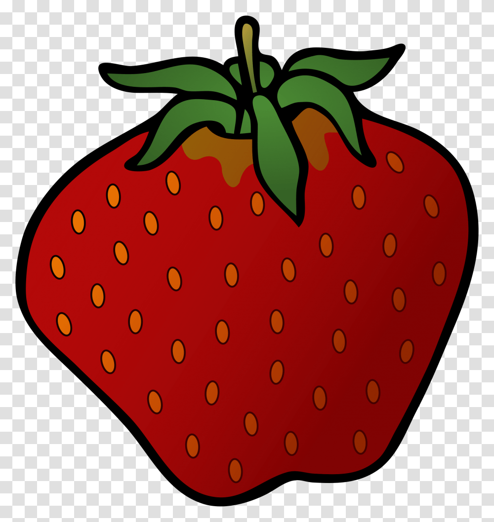 Clipart, Strawberry, Fruit, Plant, Food Transparent Png