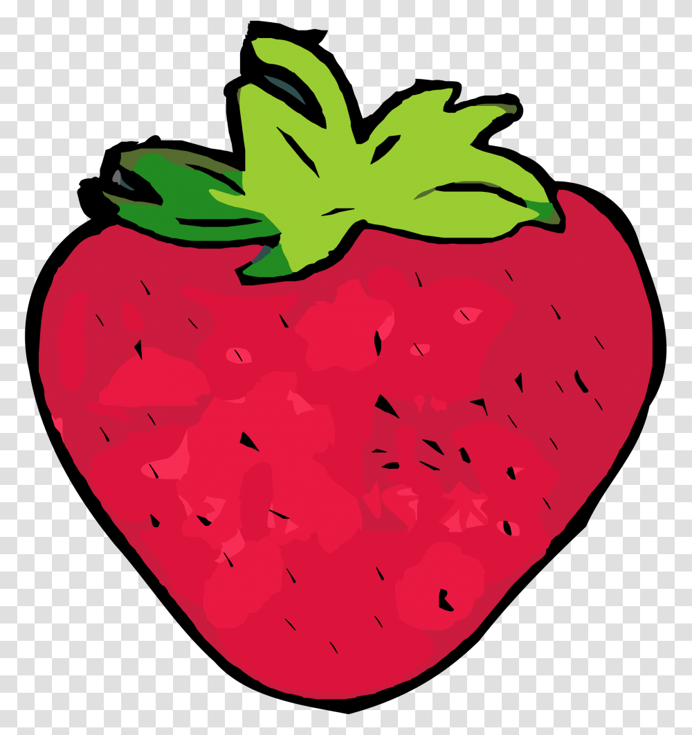 Clipart, Strawberry, Fruit, Plant, Food Transparent Png