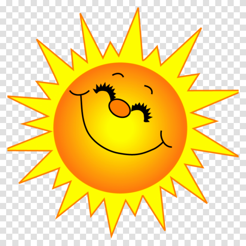 Clipart Sun Fancy Ray Of Sunshine Cartoon, Nature, Outdoors, Sky, Mountain Transparent Png